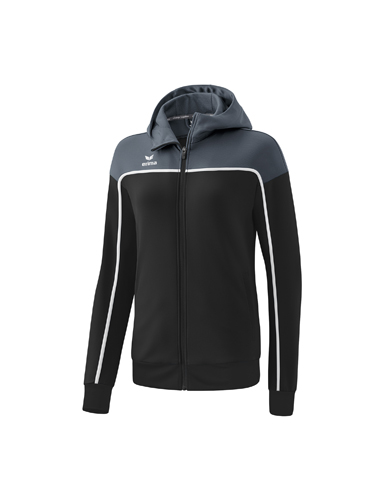 CHANGE by erima Training Jacket with hood 100% polyester (recycled)