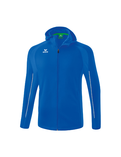 LIGA STAR Training Jacket with hood Material: 100% polyester; Inserts: 92% polyester